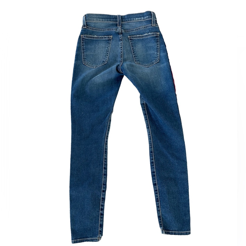 Current Elliot red stripe jeans - Picture 3 of 5